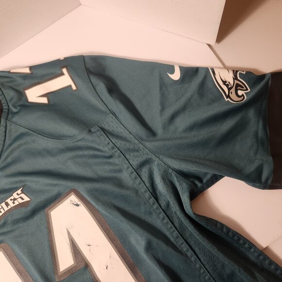 2024 Superbowl Champions Philadelphia EAGLES Carson Wentz No. 11 NFL Jersey L - Picture 6 of 15